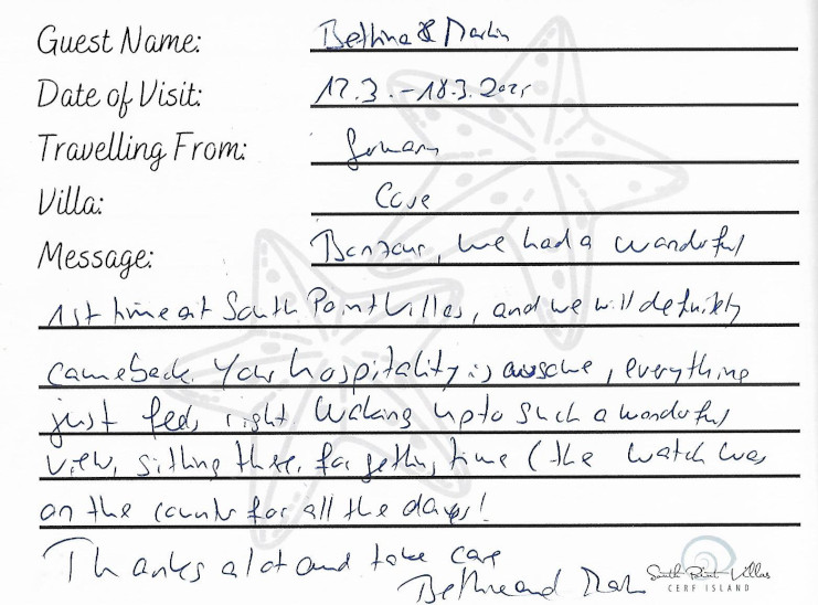 949. Bettina & Martin Tange; 12Th To 18Th March 2025 Cove